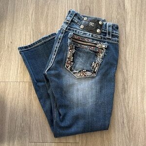 Miss Me Cuffed Capri Jeans